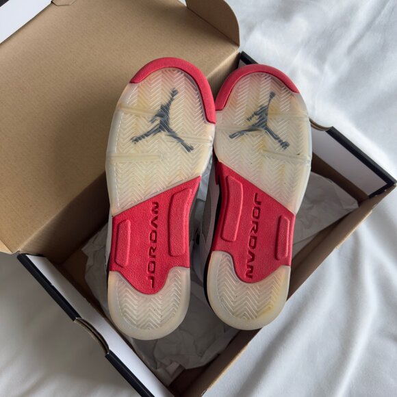 Nike Air Jordan 5 Retro Fire Red GS Size 4.5Y (2013) - Picture 2 of 7